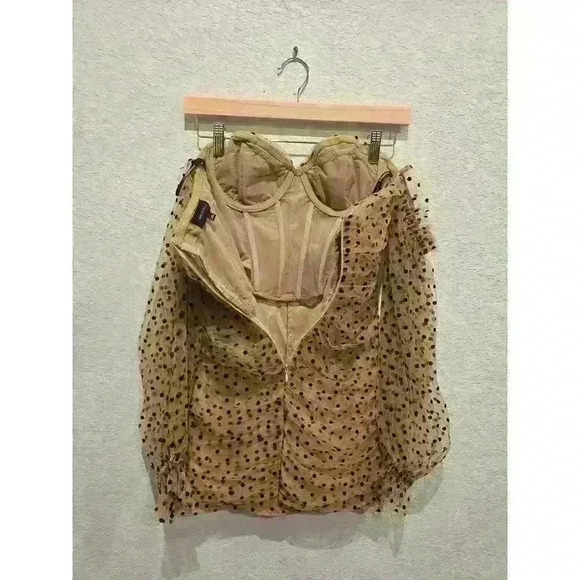 Secrets Dress in Dark NudeMAJORELLE SZ Small - Picture 3 of 6